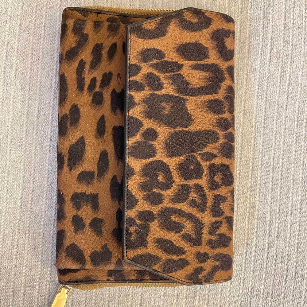 Leopard evening crossbody